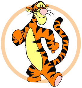 Postać Tygrysek z bajki Kubuś Puchatek